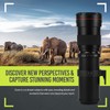 High-Power 420-1600mm f/8.3 HD Manual Telephoto Zoom Lens for Canon