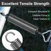 GUNGY Tension Springs with Hooks Stainless Steel Tension Spring 100