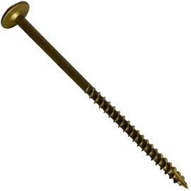 #10 x 3-1/2" Round Head Washer(Modified Truss) Torx/Star Drive Head Wood Screw (1 lb ~54 Screws) Multipurpose Wood Screws for Construction, Cabinets, Furniture & Other Wood Applications