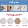 100 Piezas Organizador de Cables ，Clips Organizador de Cables Autoadhesivo，Grapas