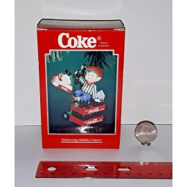 Enesco Coca-Cola Brand Ornaments Coke - Delivering Holiday Cheers # 177318