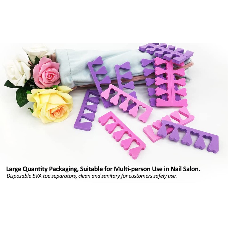 Toe Separators Set - 24 Pieces Soft & Durable Pedicure