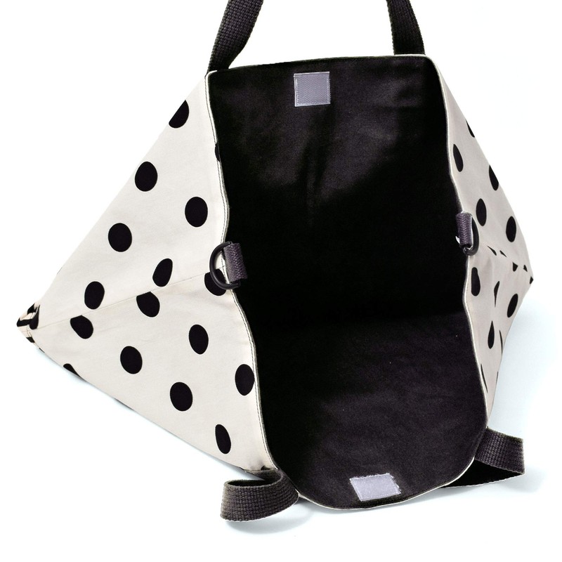 COLORFUL CANDY STYLE N0926300 PolkaDot Gusseted Lesson Bag Polka Dot