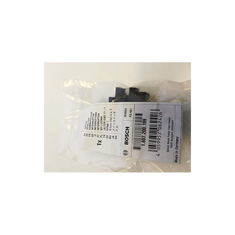 Bosch 1607200199 Switch for Straight Grinder GGS 28 C/28 CE/28