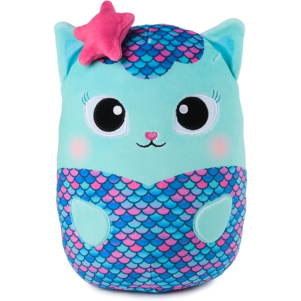 GUND Gabby’s Dollhouse Official Mercat Squishy Plush Toy, Cat Stuffed