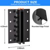6 pcs T-Post Mounting Bracket, Stainless Steel T Post Target