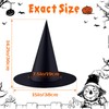 Kavoc 6 Pcs Wizard Costume Include Hat Glasses Scarf Tie