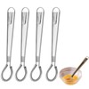 4Pcs Stainless Steel Mini Whisks Small Whisks for Cooking Small
