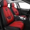 LINGVIDO Leather Car Seat Covers, Breathable Automotive Cover Cushion Accessories