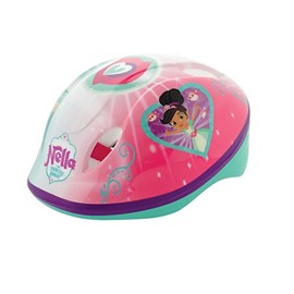 Nella The Princess Knight Girl Safety Safety Helmet - Pink/Green, Medium