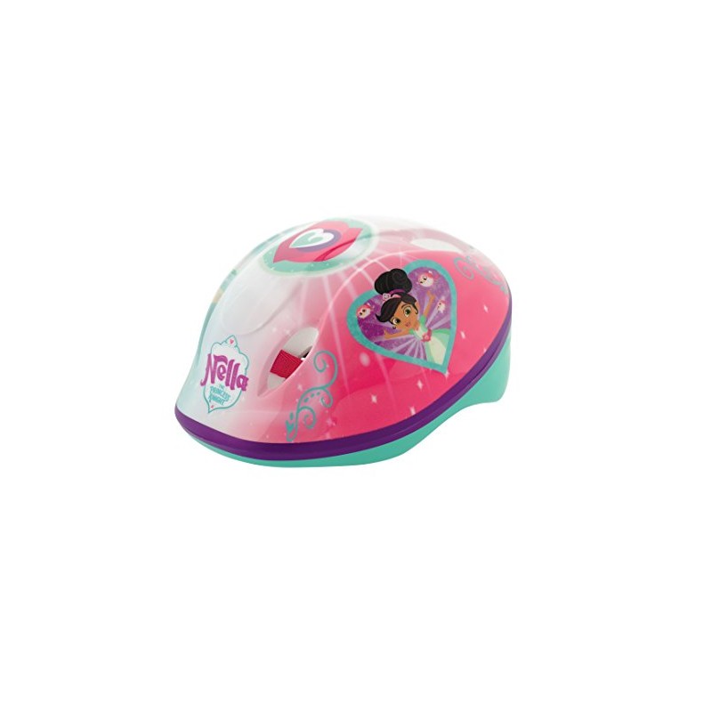 Nella The Princess Knight Girl Safety Safety Helmet - Pink/Green,