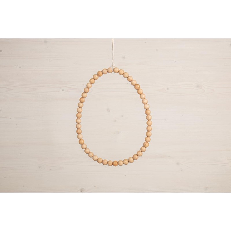 Rayher 25230606 Metal Ring Egg 25 cm Silver 18.5 x