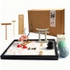 AOVOA Japanese Zen Garden Kit for Desk with 3 Sand