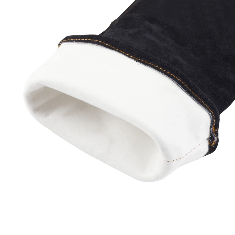 Sporting Style Animal Handling Gloves Bite Proof Reinforced Leather for