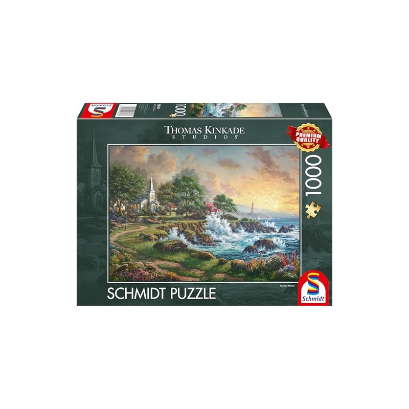 Schmidt Spiele 58628 Jigsaw Puzzle by the Sea Thomas Kinkade