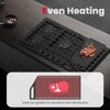 GASLAND 2-in-1 Reversible Cast Iron Grill/Griddle for Gas Stovetop with