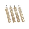 Amupper Metal Bookmarks Ruler Set,Pack of 4