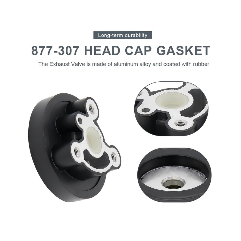 Thaekuns 877-307 Head Cap Gasket Set for Hitachi NR83A NR83A2