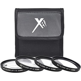 52mm 7PC Lens Filter Accessory Kit For Nikon D5500 D5300 D5200 D5100 D5000 D3300 D3200 D3100 D3000 D90 D60 AF-S 18-55mm, AF-S 55-200mm