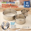 Cookie Cutter Set, 3 Pc Kit, Measuring 2'', 3'', and