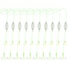 Briny River 10 x Silver Bighhead Carp Fishing Hooks 8#