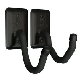 Hold Up Displays - Horizontal Gun Wall Mount for Indoor Display - Shotgun Holder - Bow Wall Hanger - Rifle Wall Mount - Heavy Duty Steel Flatwall Hooks - Made in USA