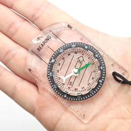 Mountaineering high-grade acrylic portable compass compass 2ea