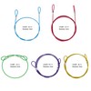 10 PCS Colored Stainless Steel Tethers,Lanyard Cables,Lock Cables