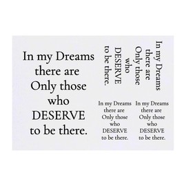 Azeeda 4 x 'Motivationstext' Temporäre Tattoos - Wasserfest, Hautfreundlich & Ungiftig · Transfers in Verschiedenen Größen (TO00078156)