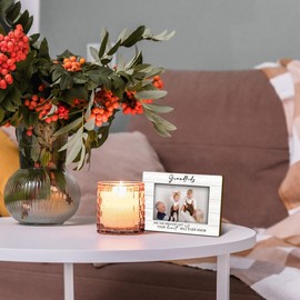 Foyoulame Grandkids Photo Frames 4x6, Grandchildren Wooden Picture Frame, Grandma Grandpa Picture Frame, Gifts For New Grandparents, Grandparents Decorative Photo Picture Frames for Table Desk Decor