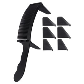 TOVINANNA 4sets Professional Barber Styling Comb Fine Tooth Hair Comb for Men Curved Hair Cutting Tool Travel Hairsheet