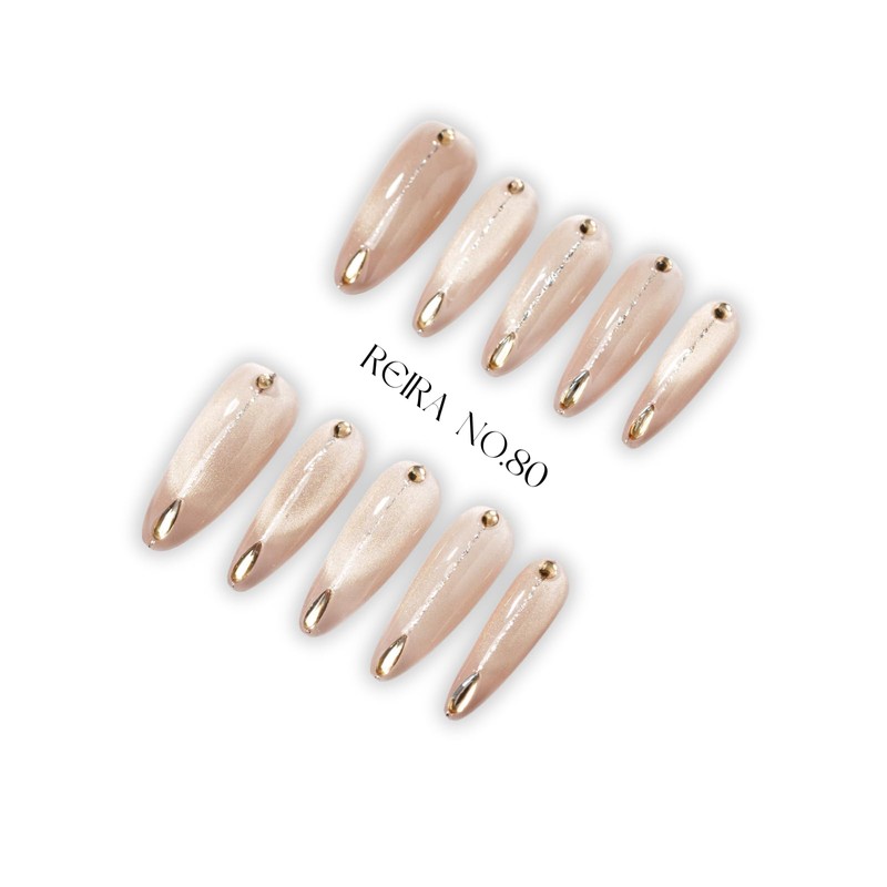 REIRA "Leila" Press On Nail Manicure Nail Tip [NO.80] (NO.80,