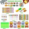 DOEA 122 PCS Jungle Safari Party Favors Set for Kids,Wild