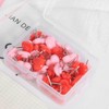 Heart Shape Push Pins - Pink & Red Heart Shape