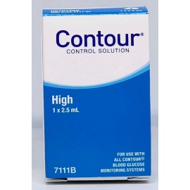 Bayer Contour Control Solution High 2.5 mL Bottle New in Box Exp. 03/31/2025