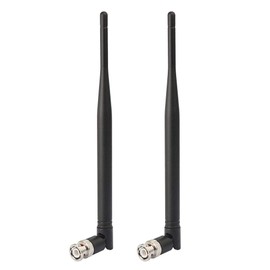 Bingfu Wireless Microphone Receiver Antenna UHF 470 MHz-960 MHz BNC Plug Antenna (Pack of 2) for Wireless Microphone System Receiver Remote Digital Audio Mic Receiver Amplifier Tuner Transmitter