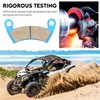 Ceramic Front & Rear Brake Pads Kit for Polaris RZR