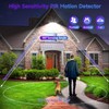 YIQIBRO LED Spotlight with Motion Sensor Outdoor 50 W, 5000