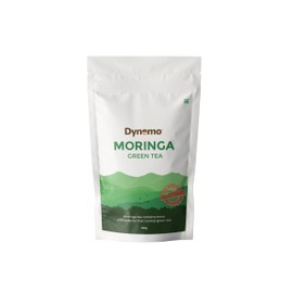 Dynemo MORINGA GREEN TEA , Pure Organically Grown Original Green Leaves Moringa loose leaves delicious tea with the goodness of moringa leaves Resealable Ziplock Pouch, Tasty moringa green tea. (0.11 lb)