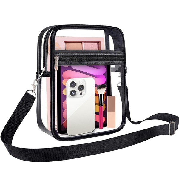 Clear Bag for Stadium Events Clear Purse for Stadium Crossbody