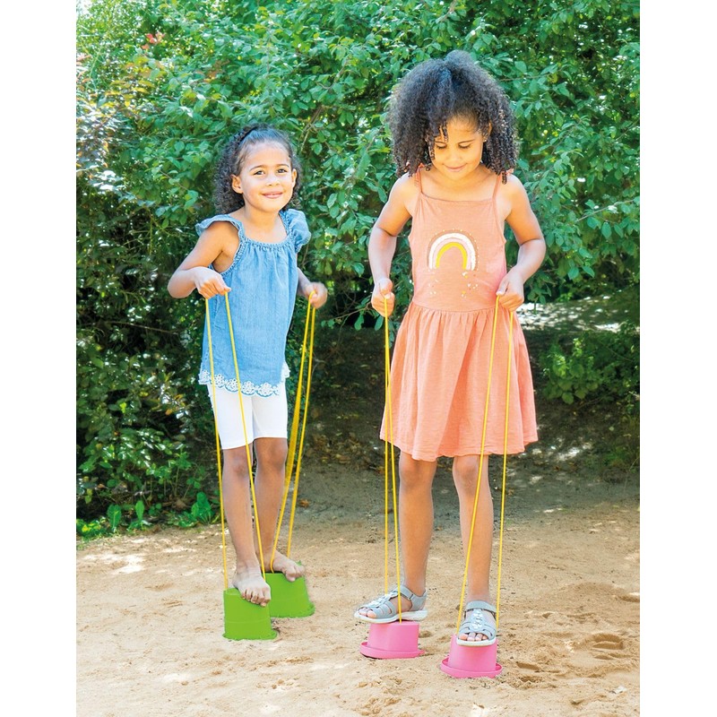 Lena 61408 Children's Pot Stilts Green