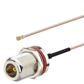 Superbat wlaniot N Type Female Pigtail Cable (6" RG178 for PCI WiFi Card Wireless Router Gateway External Antenna etc.