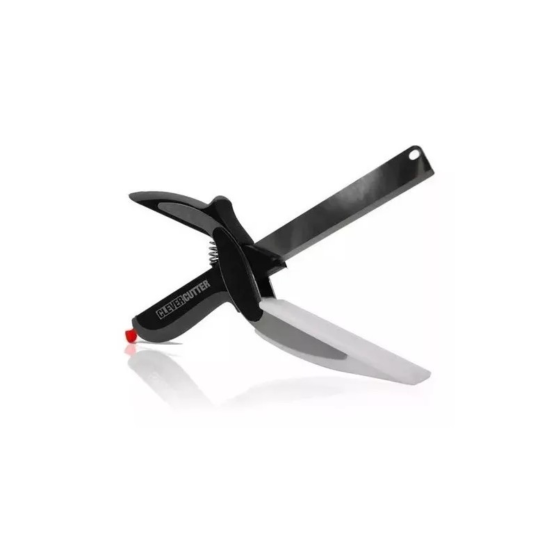 Clever Cutter Tijeras 2 En 1 Para Cocina Cuchillo Y