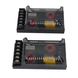 300 Watts 2 Way Crossover, 2Pcs Passive Car Audio Speaker Tweeter, Universal Heat Dissipation Audio Crossover Speaker Frequency Divider with Overcurrent