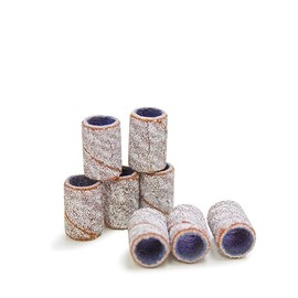 Young Nails Medium Grit Zebra Sanding Bands for E-File - 150 Grit Zebra Sanding Bands for Nail Drill Bits, Ideal for Acrylic and Gel Nail Shaping, 100 Pack