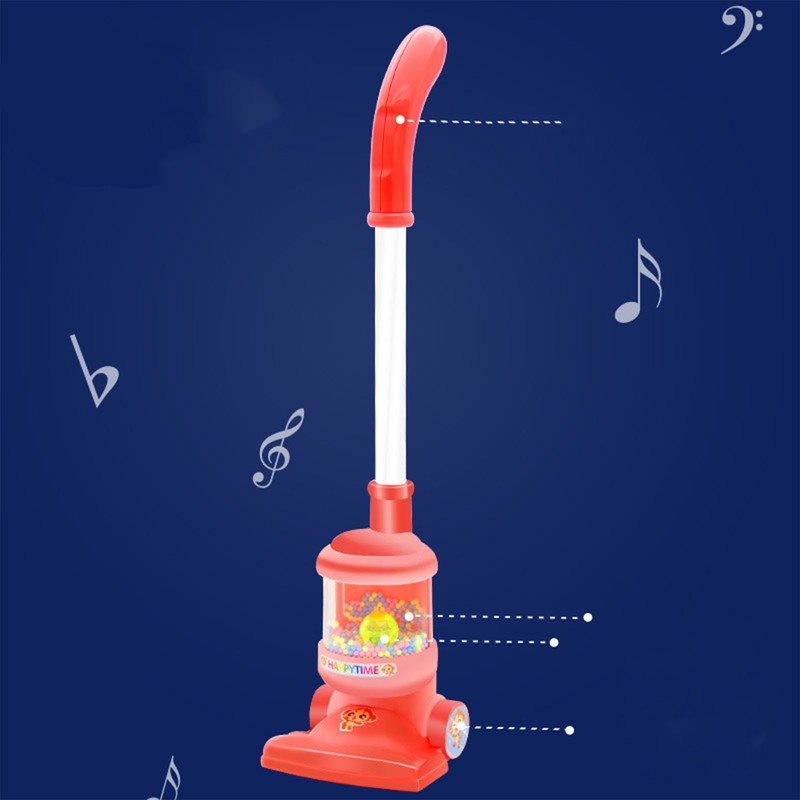 Artificial Vacuum Cleaner Toy Stimulation Realistic Household Pretend Vacuum Cleaning