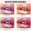 Wugbc Nude Pink Metallic Glitter Lipstick for Women, High Shine