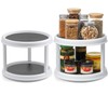 2 Pack, 2 Tier 10" Turntable Lazy Susan Spice Organizer