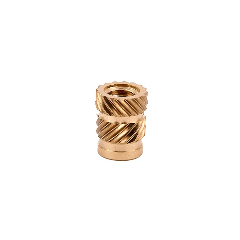 E-Z LOK Threaded Insert for Plastic Straight Flush Brass Thread