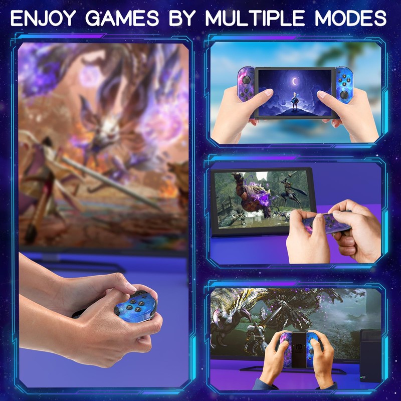 Controller for Switch, Switch Controllers Left and Right Support Vibration/6-Axis